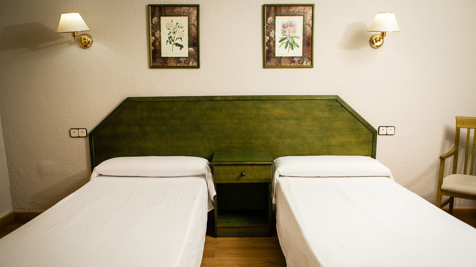 habitación dos camas Hotel Salvador